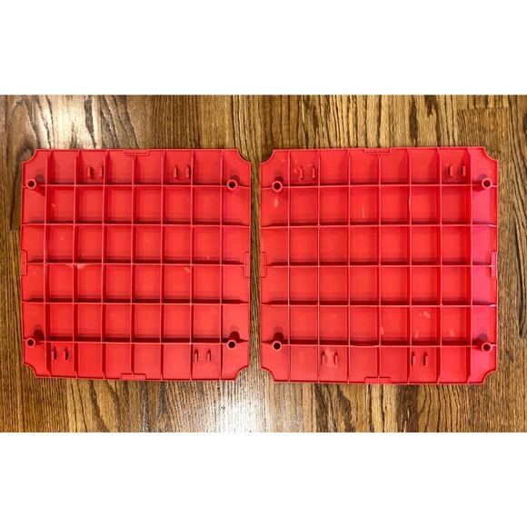 Playskool Pipeworks Red Flat Panel Set of 2 OEM Replacement Pieces Part M-4980 - Picture 4 of 7